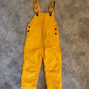 Hanna Andersson toddler 2T corduroy overalls